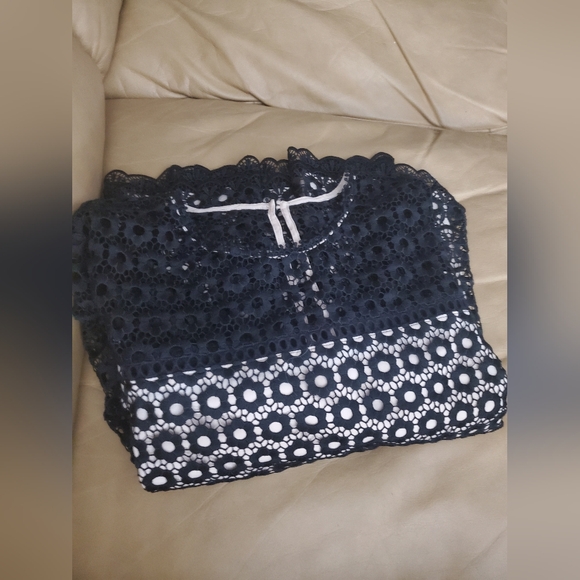 J. Crew Bell Sleeve Daisy Lace Dress New Size 4 - Picture 4 of 4